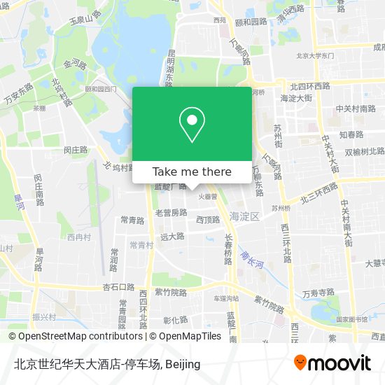 北京世纪华天大酒店-停车场 map