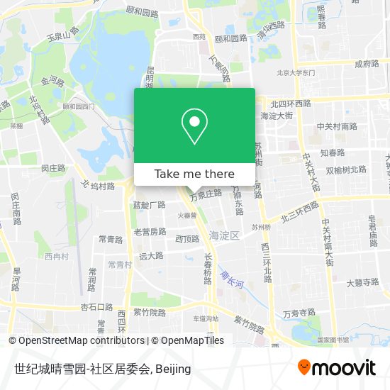 世纪城晴雪园-社区居委会 map