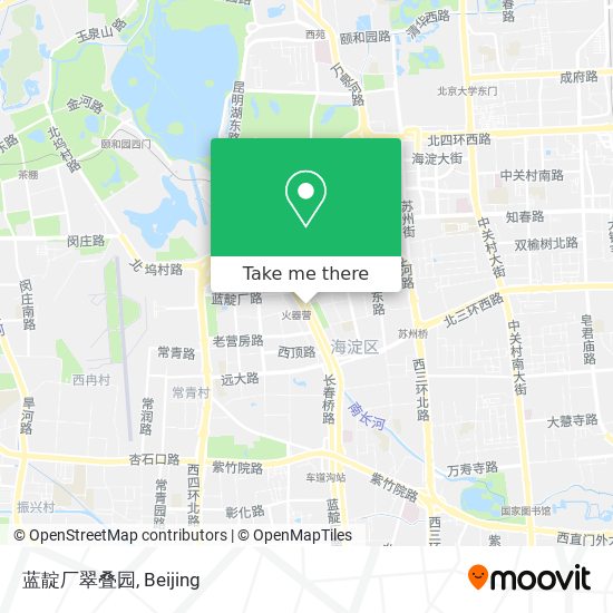 蓝靛厂翠叠园 map