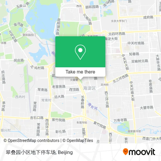 翠叠园小区地下停车场 map