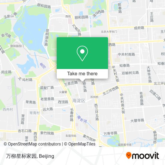 万柳星标家园 map