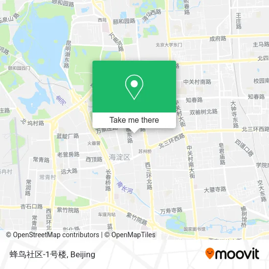 蜂鸟社区-1号楼 map