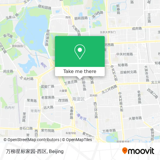 万柳星标家园-西区 map