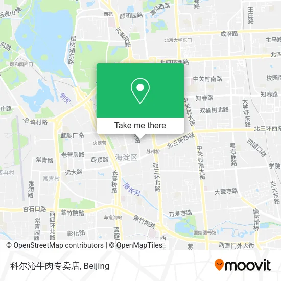 科尔沁牛肉专卖店 map