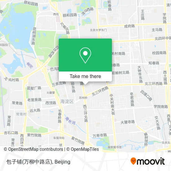 包子铺(万柳中路店) map