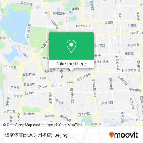 汉庭酒店(北京苏州桥店) map