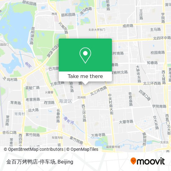 金百万烤鸭店-停车场 map