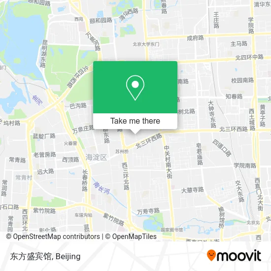 东方盛宾馆 map