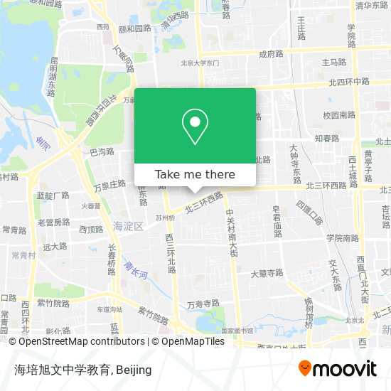 海培旭文中学教育 map