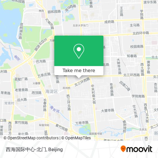 西海国际中心-北门 map