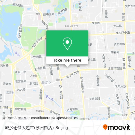 城乡仓储大超市(苏州街店) map