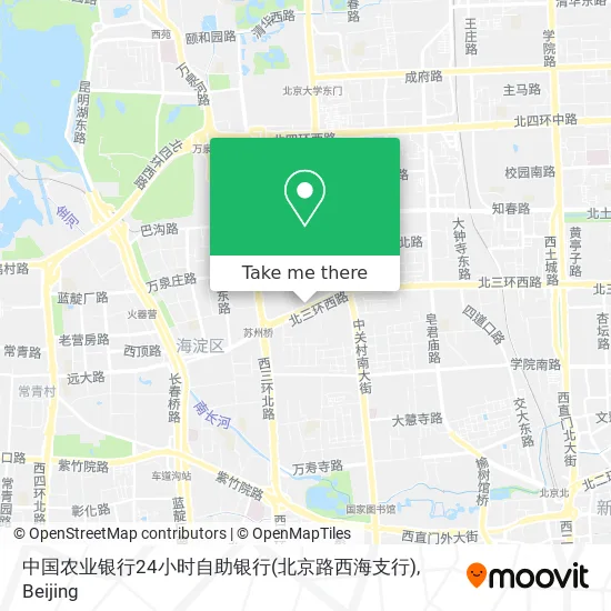 中国农业银行24小时自助银行(北京路西海支行) map