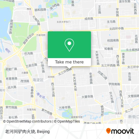 老河间驴肉火烧 map