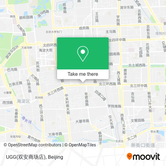 UGG(双安商场店) map