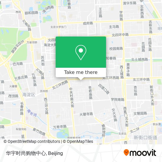 华宇时尚购物中心 map