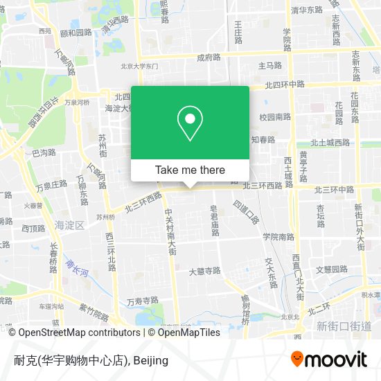 耐克(华宇购物中心店) map