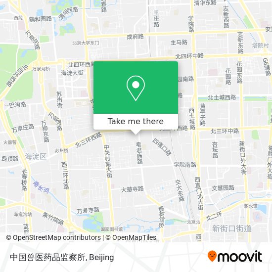 中国兽医药品监察所 map