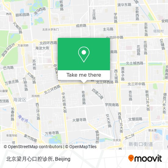 北京梁月心口腔诊所 map