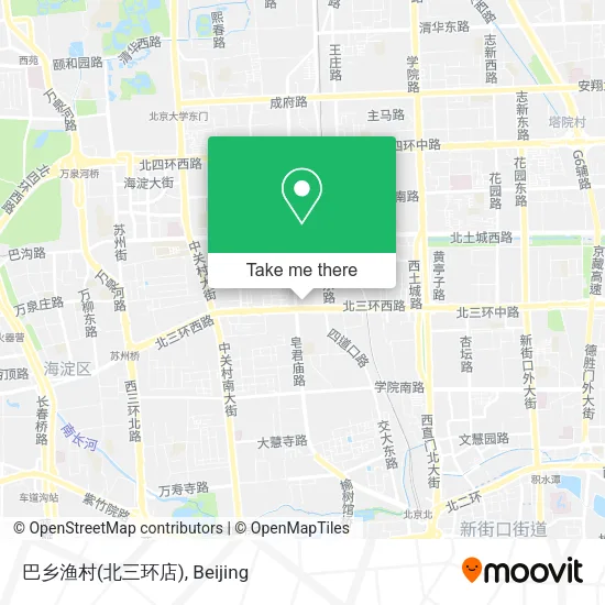巴乡渔村(北三环店) map