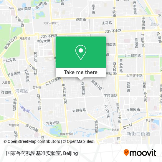 国家兽药残留基准实验室 map
