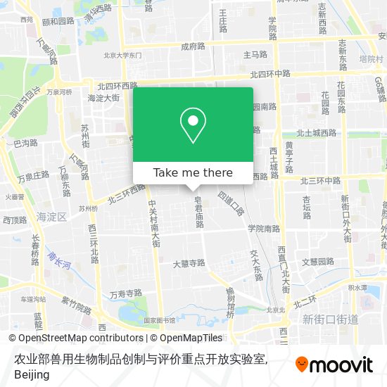 农业部兽用生物制品创制与评价重点开放实验室 map