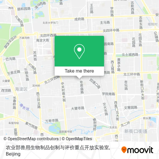 农业部兽用生物制品创制与评价重点开放实验室 map