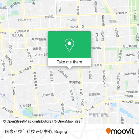 国家科技部科技评估中心 map