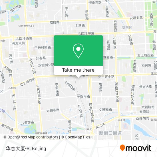 华杰大厦-B map