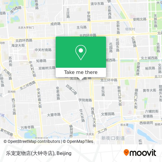 乐宠宠物店(大钟寺店) map