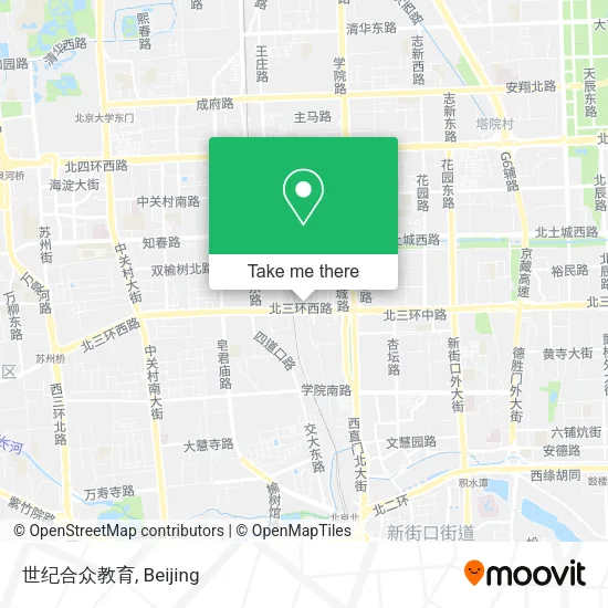 世纪合众教育 map
