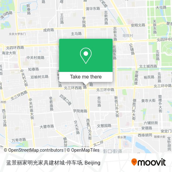 蓝景丽家明光家具建材城-停车场 map