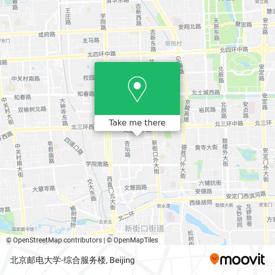 北京邮电大学-综合服务楼 map
