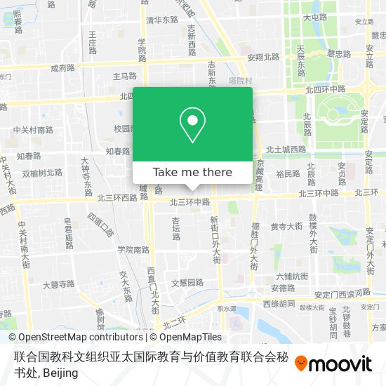联合国教科文组织亚太国际教育与价值教育联合会秘书处 map