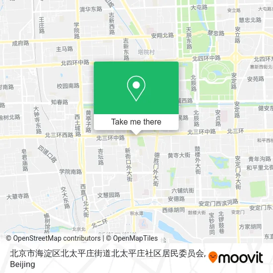 北京市海淀区北太平庄街道北太平庄社区居民委员会 map