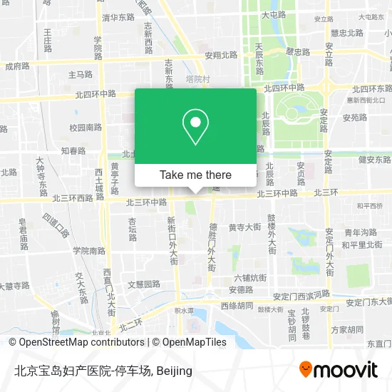 北京宝岛妇产医院-停车场 map