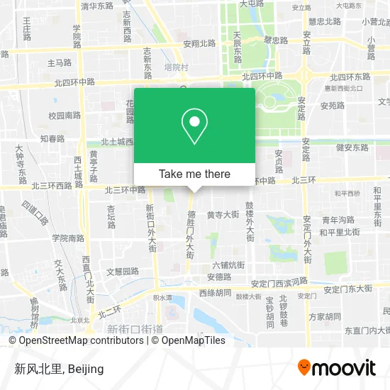新风北里 map