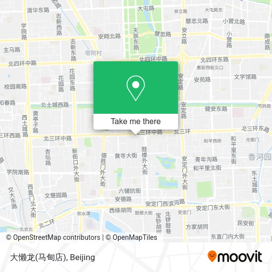 大懒龙(马甸店) map