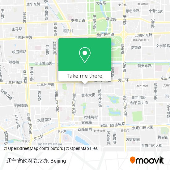 辽宁省政府驻京办 map