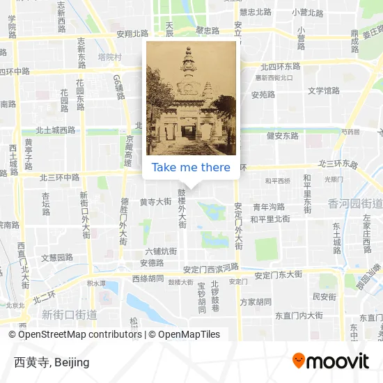 西黄寺 map