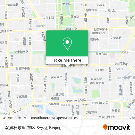 双旗杆东里-东区-3号楼 map