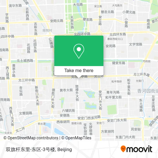 双旗杆东里-东区-3号楼 map