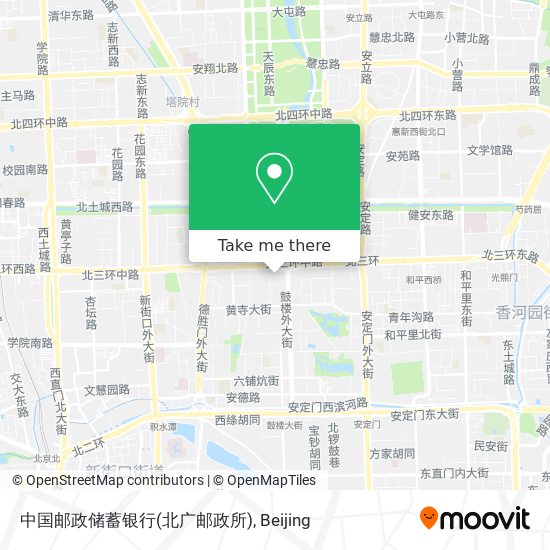 中国邮政储蓄银行(北广邮政所) map
