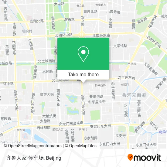 齐鲁人家-停车场 map