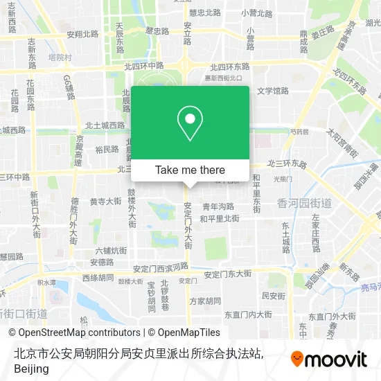 北京市公安局朝阳分局安贞里派出所综合执法站 map