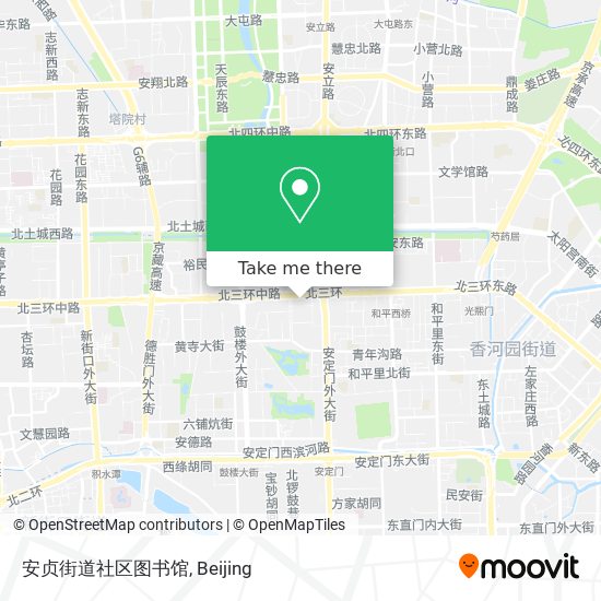 安贞街道社区图书馆 map