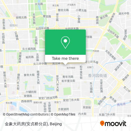 金象大药房(安贞桥分店) map