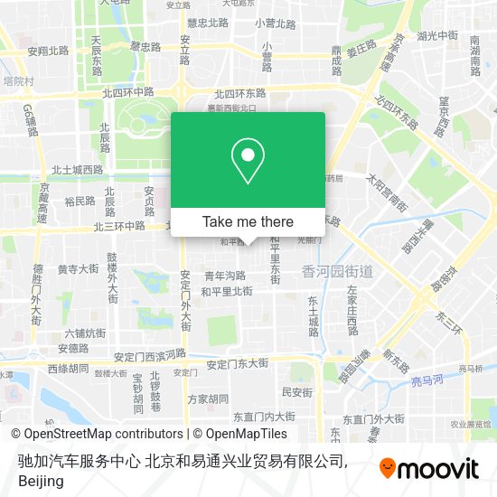 驰加汽车服务中心 北京和易通兴业贸易有限公司 map