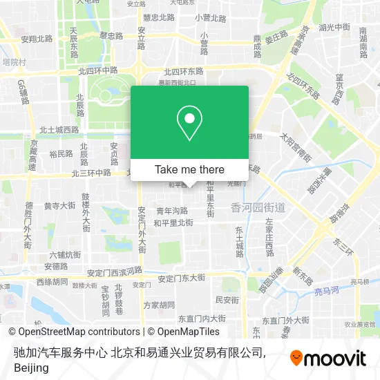 驰加汽车服务中心 北京和易通兴业贸易有限公司 map