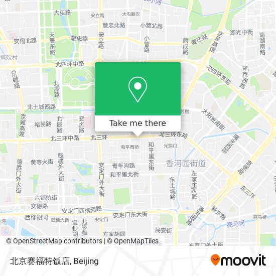 北京赛福特饭店 map