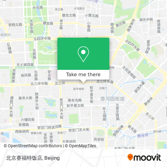 北京赛福特饭店 map